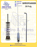 Suspensión para lavadora Mabe 28" Morado