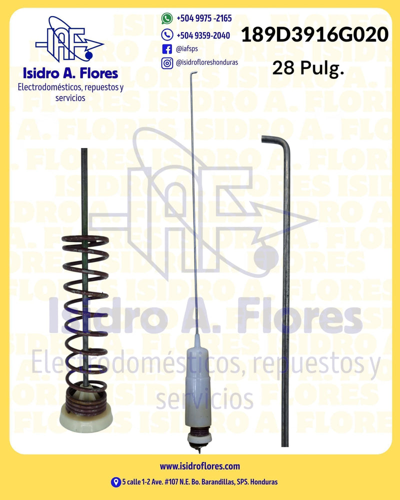 Suspensión para lavadora Mabe 28" Morado