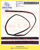 Felpa de secadora GE del ducto recolector  145cmX2cm ancho