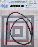 Felpa de secadora GE del ducto recolector  145cmX2cm ancho