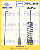 Suspensión frontal varilla ensamble 25.5" color aluminio original GE