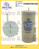 Capacitor lavadora marca globe 17UF 480V sirve GE- Mabe