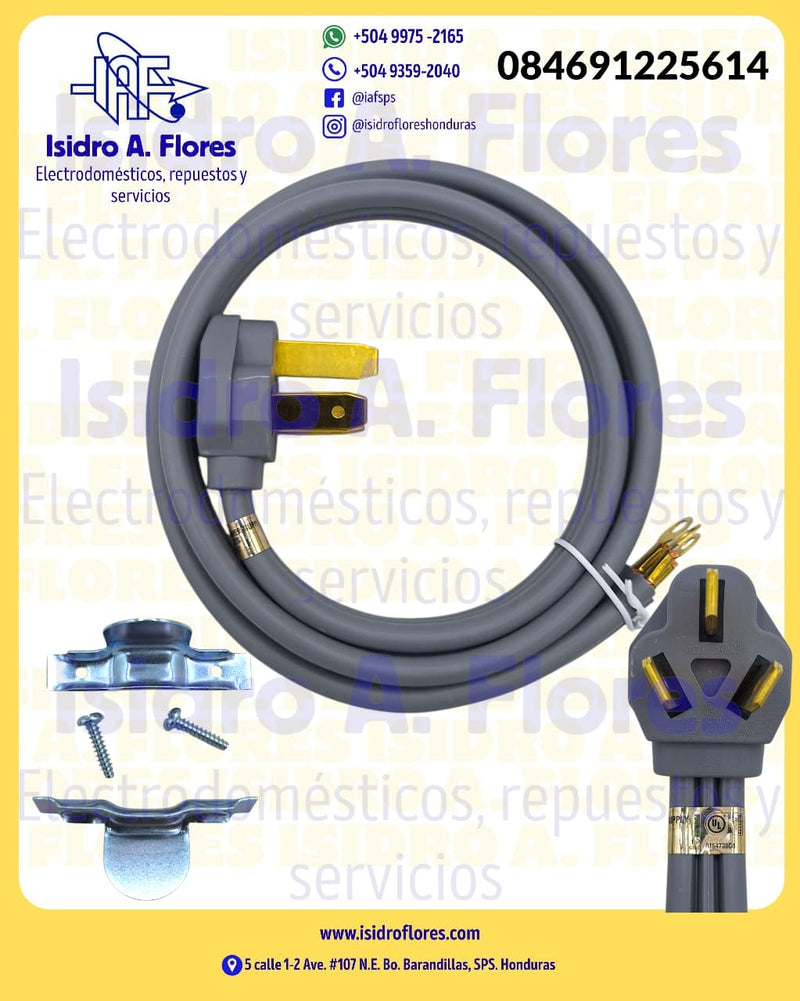Cable de estufa 220V original GE 1.22m 4´ pata gallina 40A  Y
