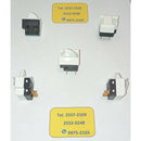 Switch o interruptor de puerta de refrigeradora para foco dos terminales