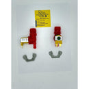 Valvula de agua roja y amarillo para lavadora Mabe 127V/60HZ
