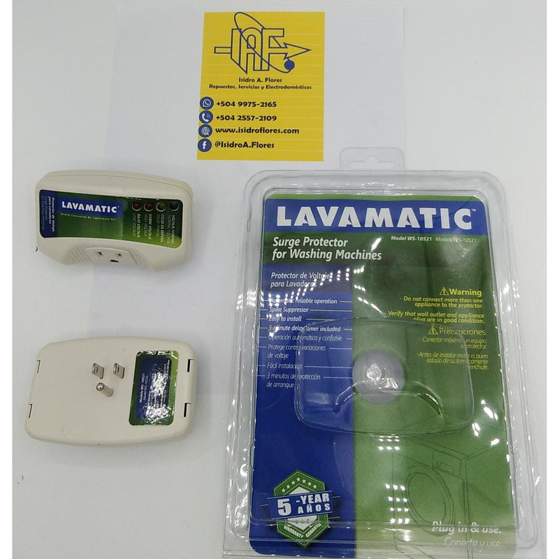 Protector de voltaje para lavadoras, marca Lavamatic