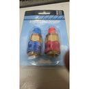 Acople rápido directo rojo y azul para A/A vehículo.