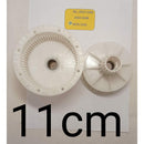 Tapa plástica inferior transmisión de lavadora Whirlpool electrónica