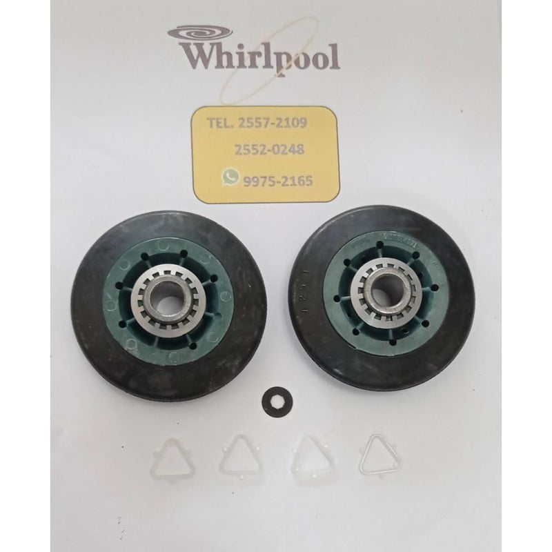 Rodos de tanque original Whirlpool de secadora (2 rodos)