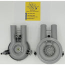 Bomba para lavadora Amana mecánica de tres patas