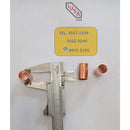 Acople de tubería de cobre.