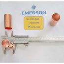 Acople de tubería de cobre.