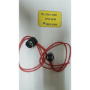 Ficha Termica Bimetal L60 negra con rojo