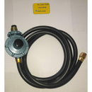 Regulador con manguera con tuerca 3/8 H.F. X 2 MTS para gas