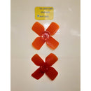 Aspa roja  refrigeradora 4.25" CWW eje 3/16", 4 Aletas