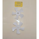 Aspa de refrigeradora 4" CCW Ejej 3/16pulg 5 Aspas Appli Parts