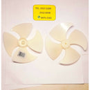 Aspa blanca 4 hojas  11 cm ó 4.3" diametro eje delgado