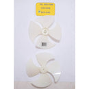 Aspa blanca 4 hojas  11 cm ó 4.3" diametro eje delgado