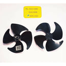 Aspa negra 4 Hojas, diámetro 10cm ó 4", eje delgado CW