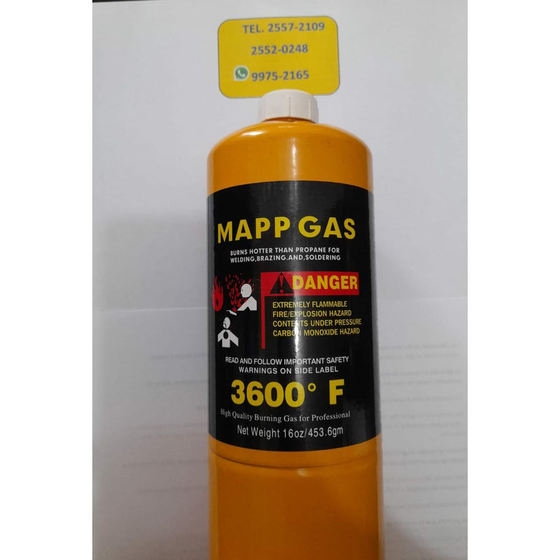 Mapp Gas 16 OZ  3600°F 453.6G