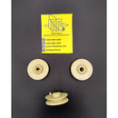 Polea de motor WHirlpool y Acors 16 dientes 58 Cm Dext