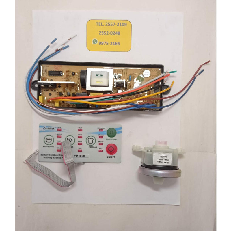 Placa de control universal Coldtek para lavadora 110/220V, 50/60Hz