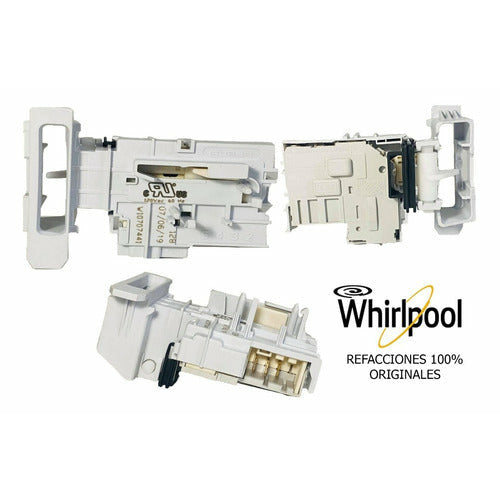 Switch blocapuerta blanco para lavadora Whirlpool original