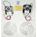 Motor condensador original de refrigerador Mabe GE incluye aspa