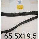 Empaque de refrigeradora GE OEM punta arpón ancho negro 65.5"X19.5"