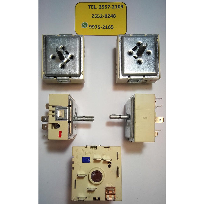 Switch interruptor infinito dual para estufa original GE