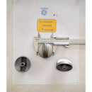 Perilla de estufa de gas original GE plateada