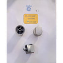 Perilla de estufa de gas pin largo color plata