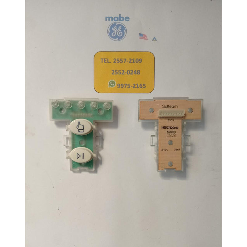 Placa  electrónica de botones tipo T Para GE, Mabe, Atlas, Cetron