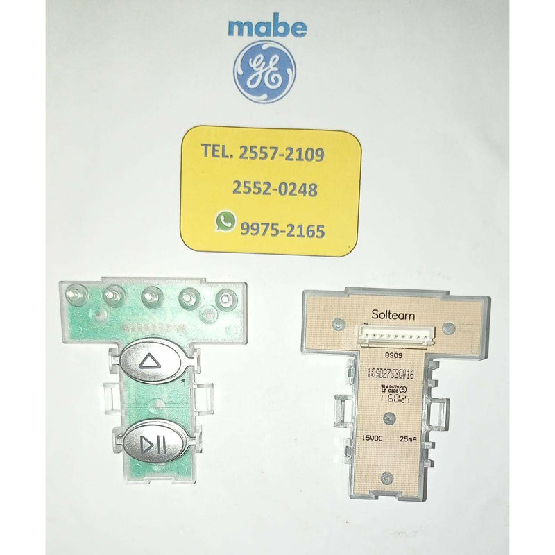 Tarjeta o placa electrónica de lavadora GE T de selector de botones 189D2762G016
